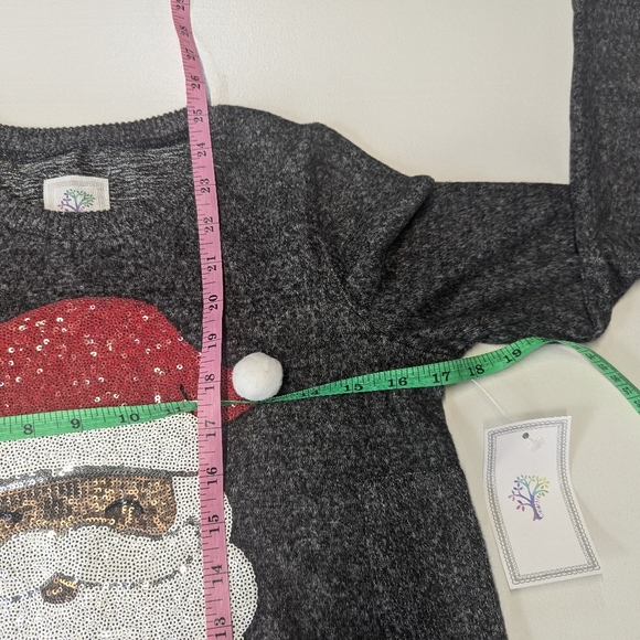 NWT ColorTree Size 14 Santa Sweater Gray - Picture 2 of 11